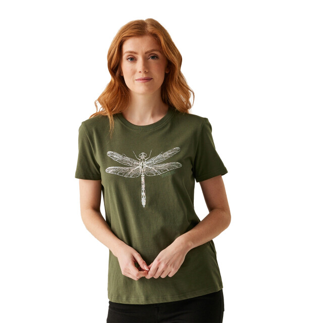 Regatta Dames filandra ix libelle t-shirt UTRG10854_darkkhaki large