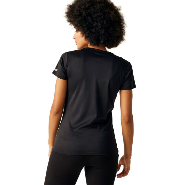 Regatta Dames fingal viii geniet van elk moment t-shirt UTRG10947_black large