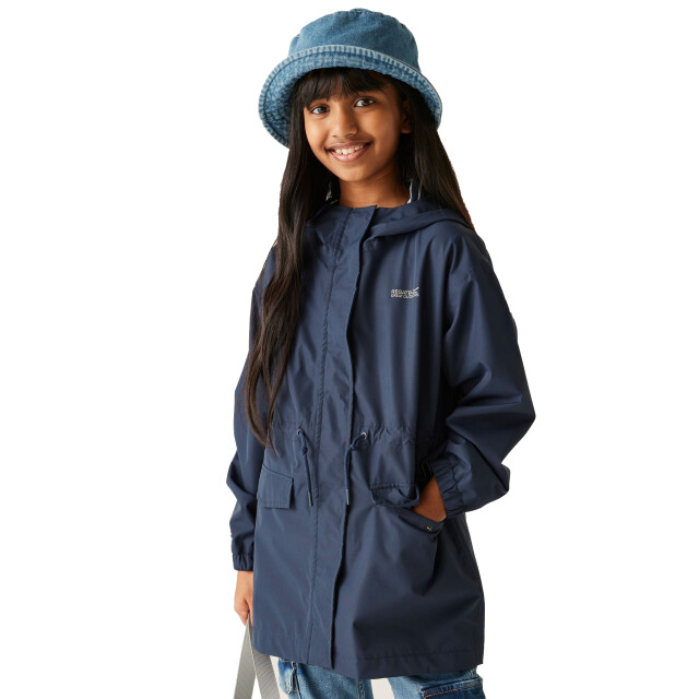 Regatta Waterdicht kinderjack ballina stripe UTRG11769_navywhite large