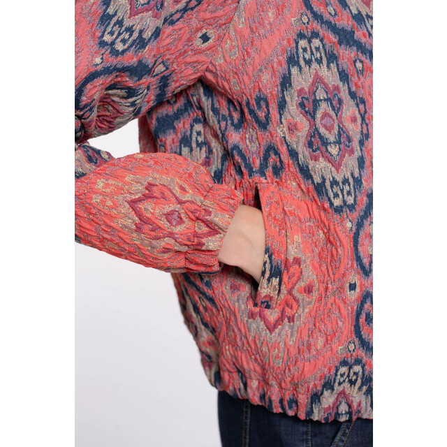 Geisha 55700-20 420 jacket print pink/blue 55700-20 420 large