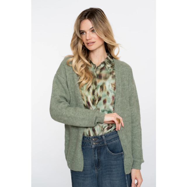 Geisha 53659-20 530 blouse print green/brown 53659-20 530 large