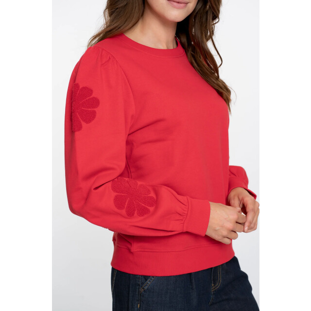 Geisha 52582-21 450 sweater big flowers red 52582-21 450 large