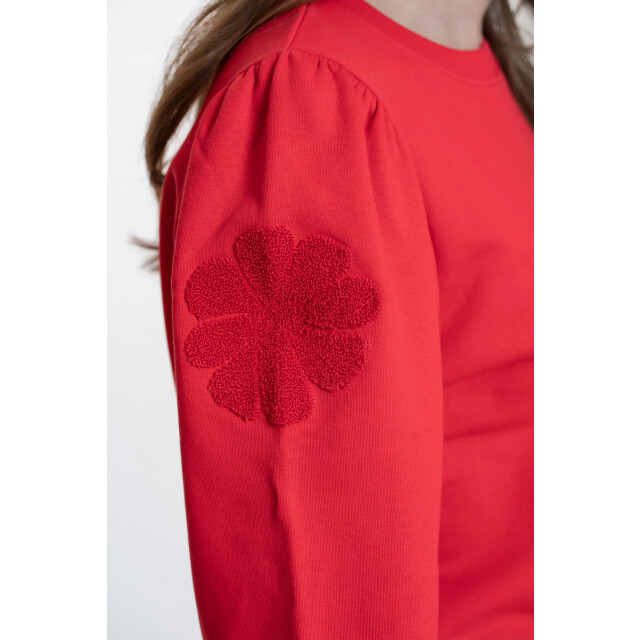 Geisha 52582-21 450 sweater big flowers red 52582-21 450 large
