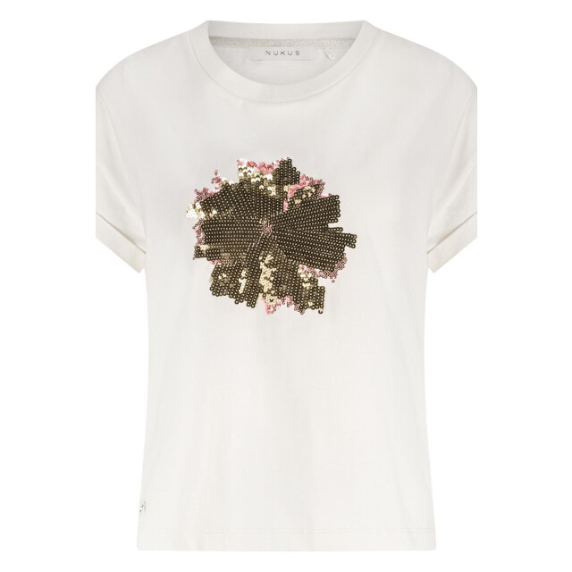 Nukus Nkf04004 rimona shirt paillet flower NKF04004 Rimona Shirt Paillet Flower large