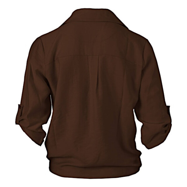 Enjoy Blouse 503105 d. 503105 - D.bruin large