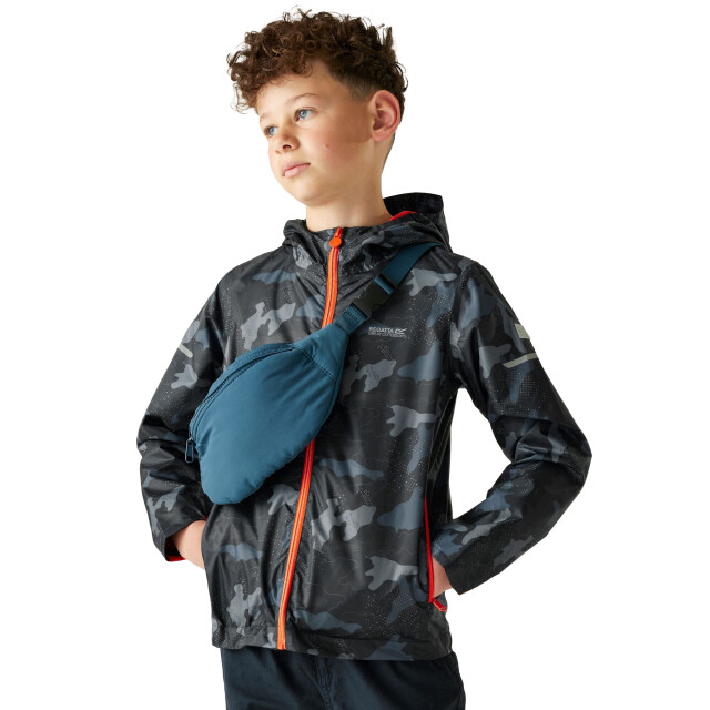 Regatta Waterdicht kinder/kinderjack lever ii camo UTRG11847_navytangerinetango large