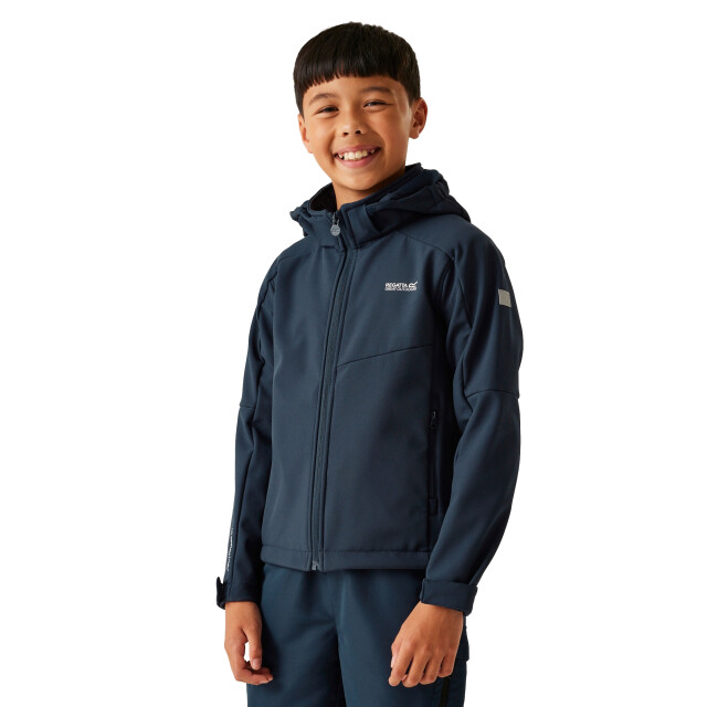 Regatta Kinder/kids acidity viii soft shell jas UTRG11859_navy large