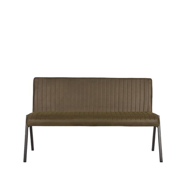 Label51 Eetkamerbank matz army green microfiber 145 cm 3183225 large