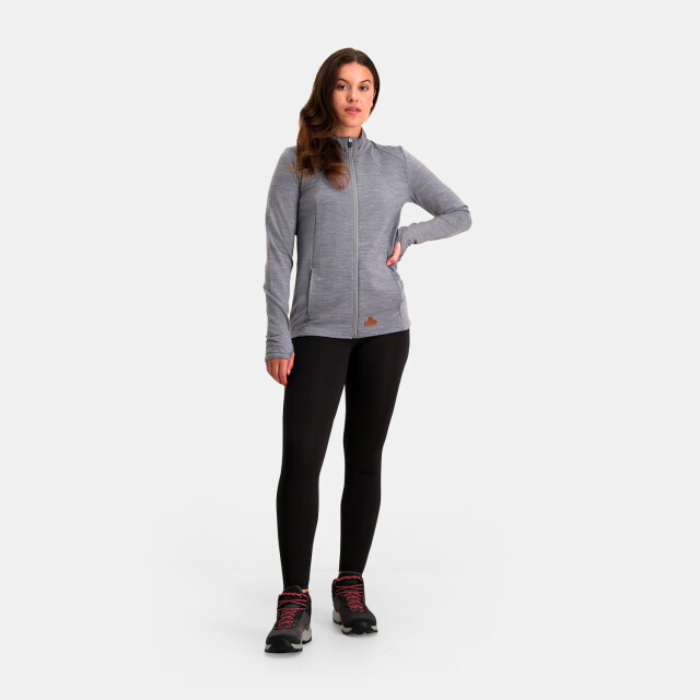 Nomad Merino dames woolblend vest | grey CUCWJAN8M114 large