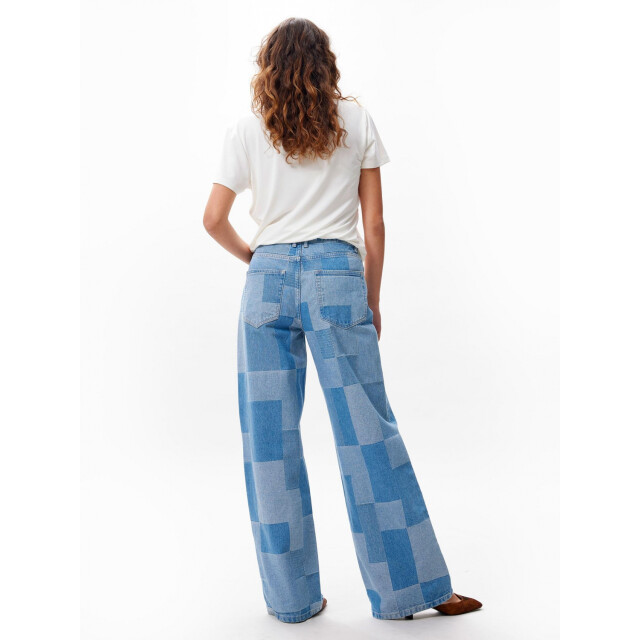 Catwalk Junkie Jeans loose met patchwork 2502010007 large
