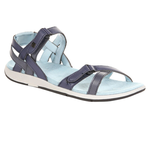Regatta Grote buiten vrouwen/dames lady santa cruz open teen sandalen UTRG996_navytahiti large