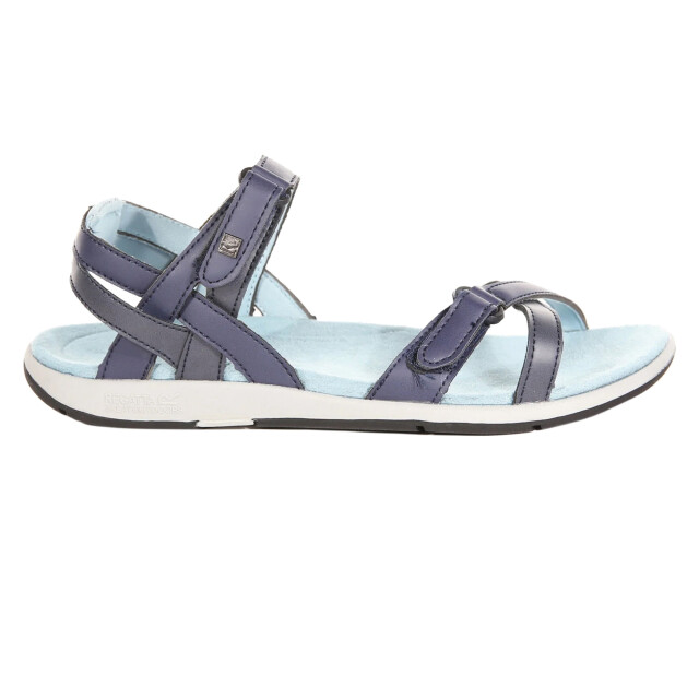 Regatta Grote buiten vrouwen/dames lady santa cruz open teen sandalen UTRG996_navytahiti large