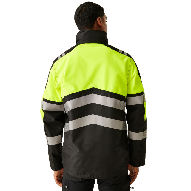 Regatta Waterdichte jas voor heren UTRG11870_blackyellow large