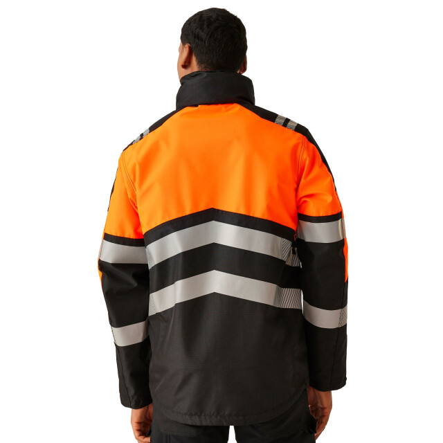 Regatta Waterdichte jas voor heren UTRG11870_blackorange large
