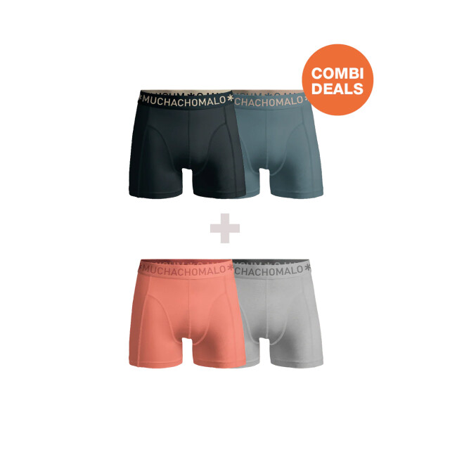 Muchachomalo Heren 2+2-pack boxershorts CDSOL1217-1218 large