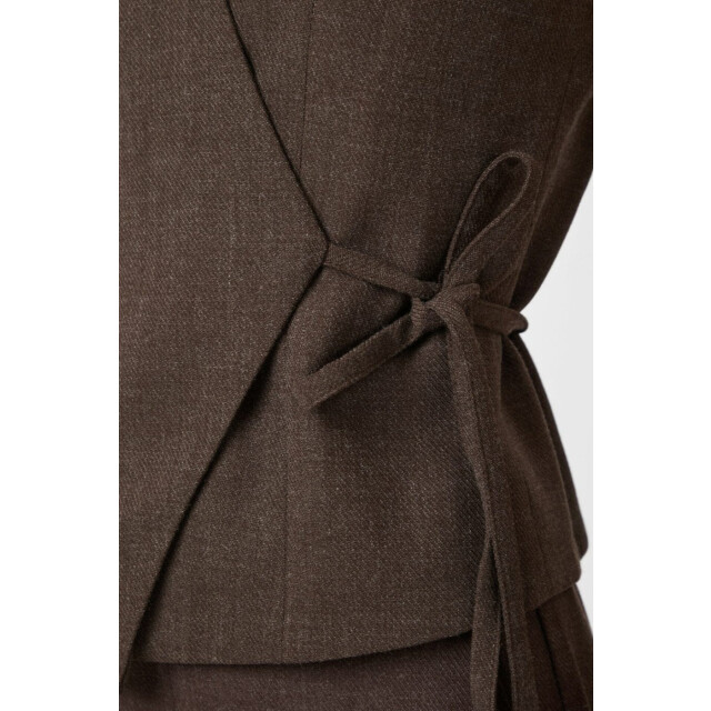 Neo Noir samara melange waistcoat 165293 205 brown melange 06226.880.0002 large