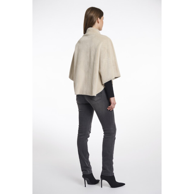 Rino & Pelle faux fur cape dewi.7002511 9030 birch 06111.198.0083 large