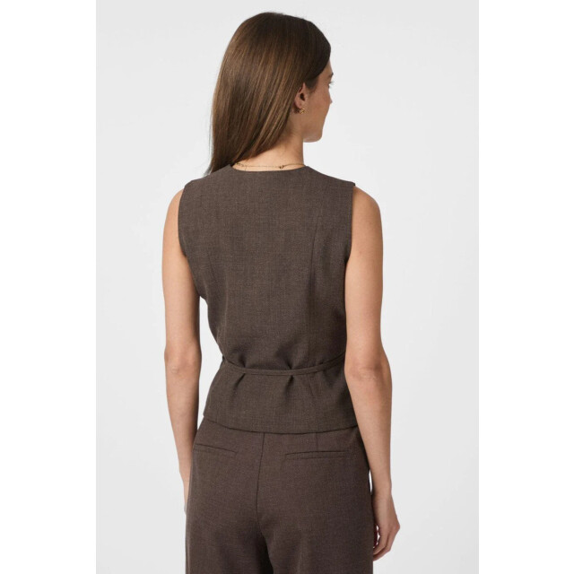 Neo Noir samara melange waistcoat 165293 205 brown melange 06226.880.0002 large