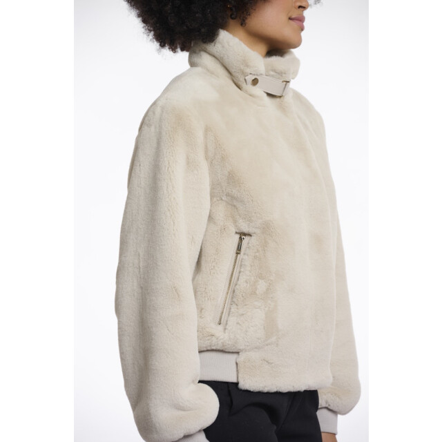 Rino & Pelle short fake fur jacket ambra.7002511 9030 birch 06111.198.0082 large
