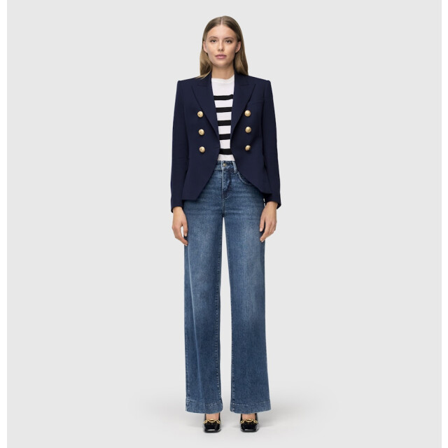 MAC palazzo; 4; trousers ladies 0361523391 d461 classy midblue 06511.240.0059 large