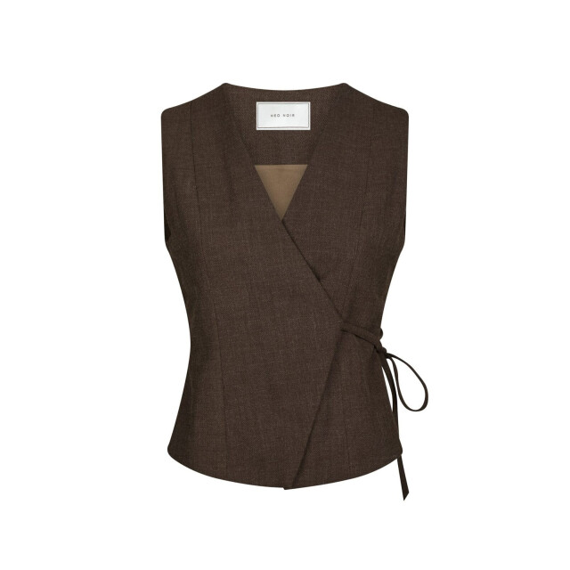 Neo Noir samara melange waistcoat 165293 205 brown melange 06226.880.0002 large