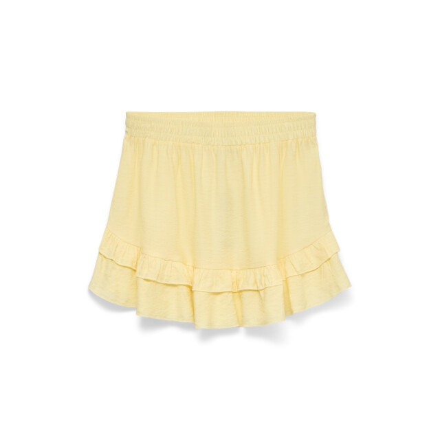 Vero Moda vmbenedict nw short frill skirt exp 10345091 pale banana 06411.440.0003 large