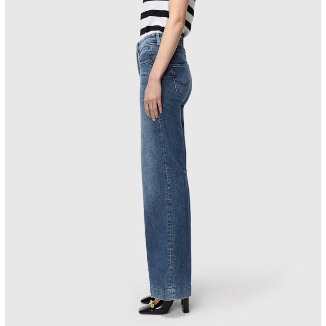 MAC palazzo; 4; trousers ladies 0361523391 d461 classy midblue 06511.240.0059 large