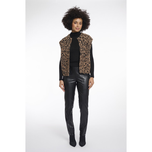 Rino & Pelle short waistcoat elona.5012511 8980 leopard 06226.849.0002 large