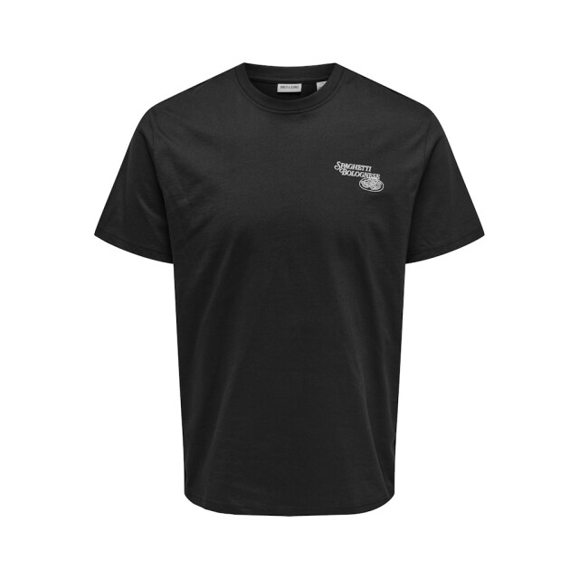 Only & Sons onsfred osteria rlx ss tee 22035536 black 05011.990.0158 large