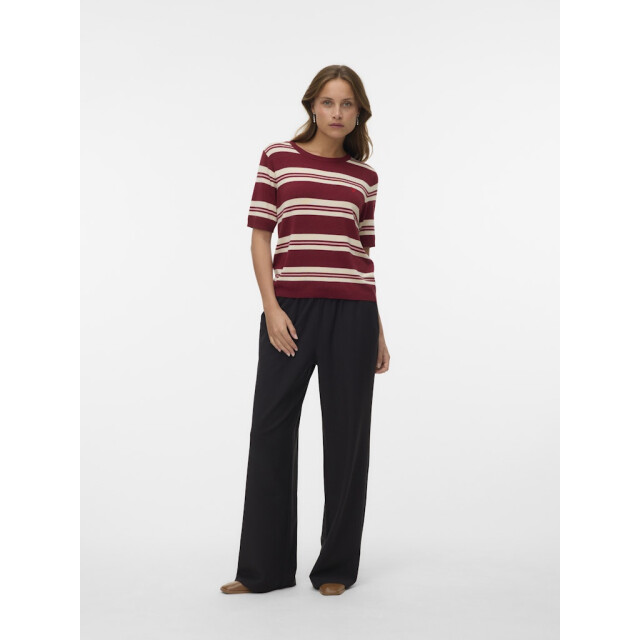Vero Moda vmcarmelia ss o-neck pullover 10330825 syrah 06712.680.0009 large