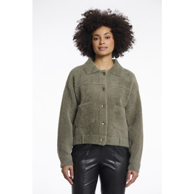 Rino & Pelle boxy jacket bubbly.5002511 green ash 06741.369.0017 large