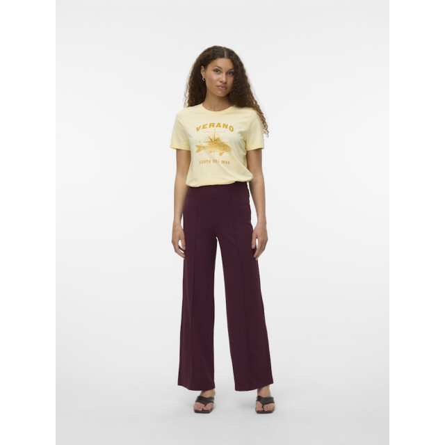 Vero Moda vmbecky hw wide pull on pant noos 10257168 winetasting 06541.680.0009 large