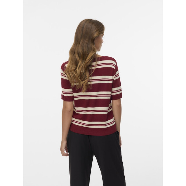 Vero Moda vmcarmelia ss o-neck pullover 10330825 syrah 06712.680.0009 large