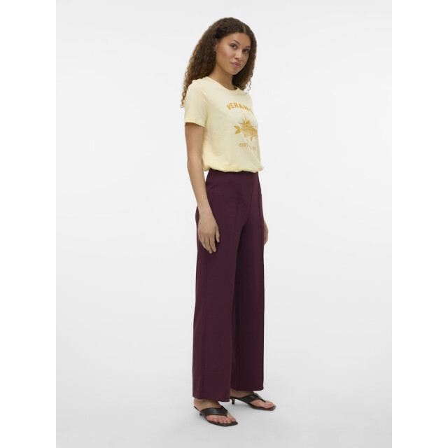 Vero Moda vmbecky hw wide pull on pant noos 10257168 winetasting 06541.680.0009 large