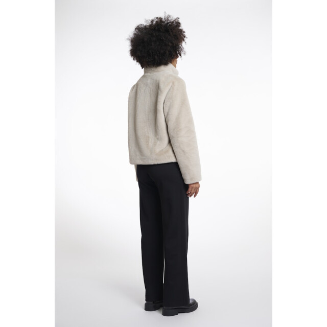 Rino & Pelle single breasted fake fur jacket vie.7002511 9030 birch 06111.198.0081 large
