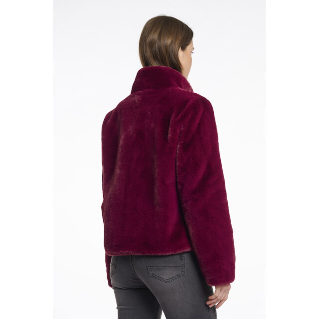 Rino & Pelle single breated fake fur jacket vie.7002511 10881 sugar plum 06111.770.0011 large