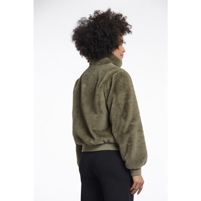 Rino & Pelle short fake fur jacket ambra.7002511 10867 green ash 06111.369.0073 large