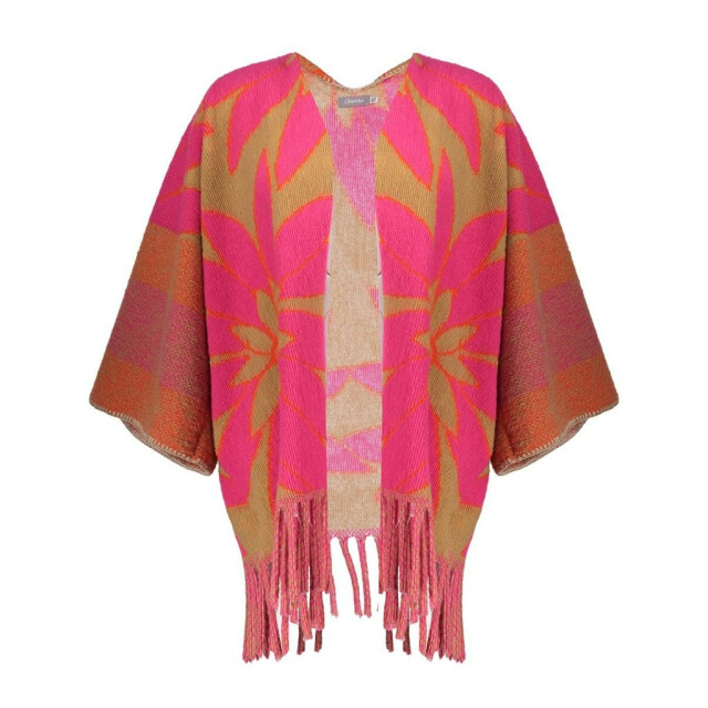 Geisha poncho flower 54546-20 735 /fuchsia 06811.830.0010 large