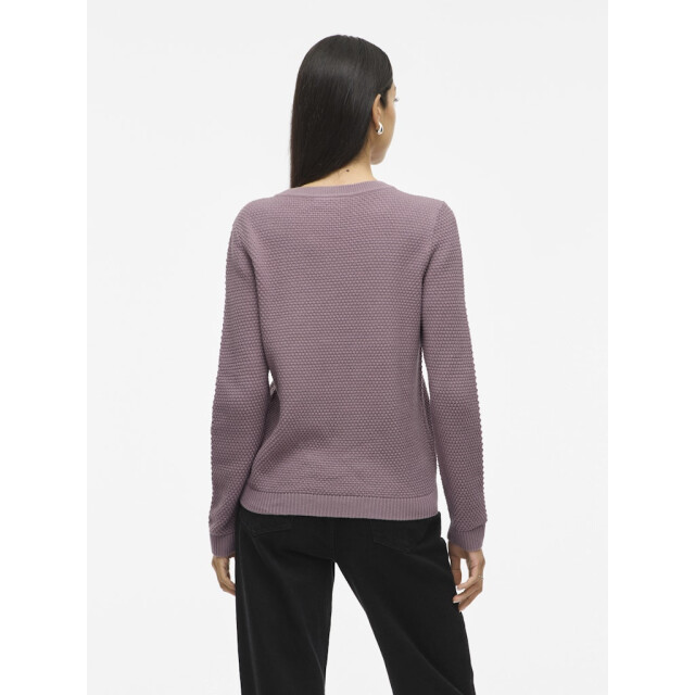 Vila vidalo o-neck l/s knit top- noos 14082767 toadstool 06712.625.0130 large