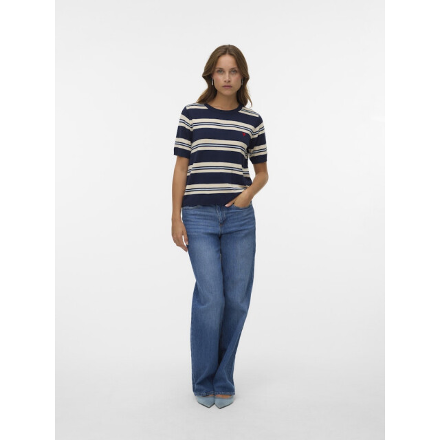 Vero Moda vmcarmelia ss o-neck pullover 10330825 navy blazer 06613.290.0004 large