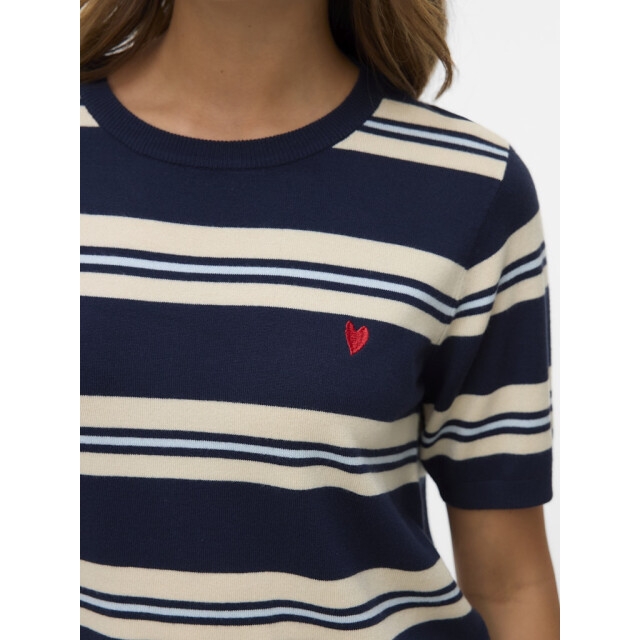 Vero Moda vmcarmelia ss o-neck pullover 10330825 navy blazer 06613.290.0004 large