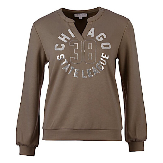 Enjoy Sweater 183104 taupe 183104 - Taupe large