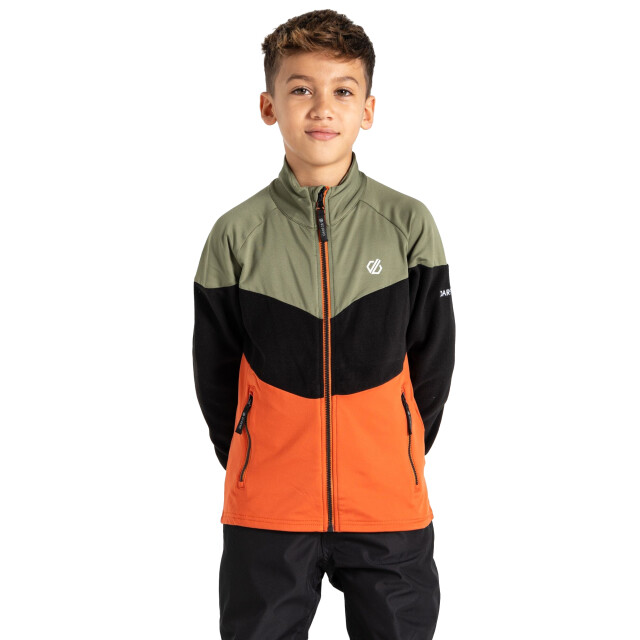 Dare2b Kinder/kids emergent iii core stretch midlayer UTRG11943_olivinegreenblack large