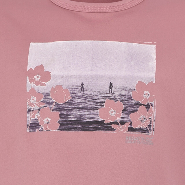 Regatta Kinderen/kinderen alvarado ix foto t-shirt UTRG11913_lilas large