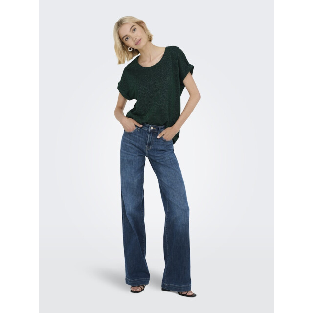 Only Onlmoster glitter ss top jrs donker 4339.27.0039 large