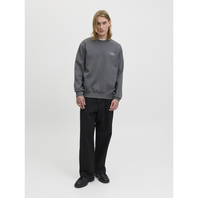 Jack & Jones Jprblachad branding sweat crew neck ln steel 5209.84.0006 large