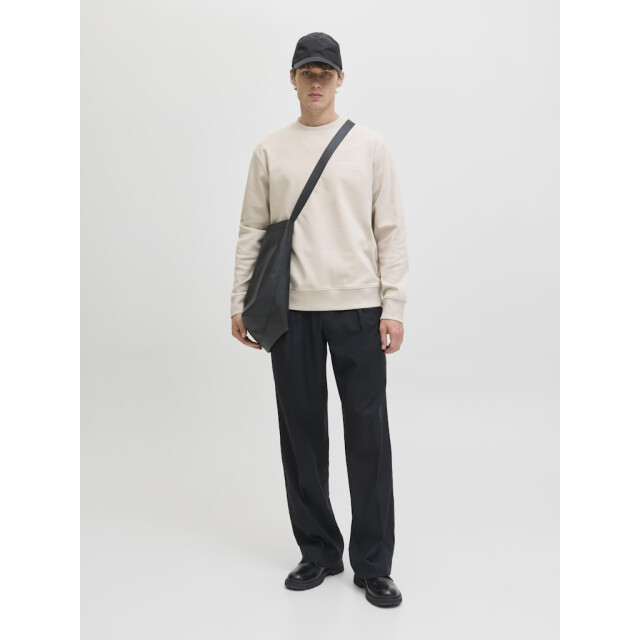 Jack & Jones Jprblachad branding sweat crew neck ln beige 5209.05.0027 large