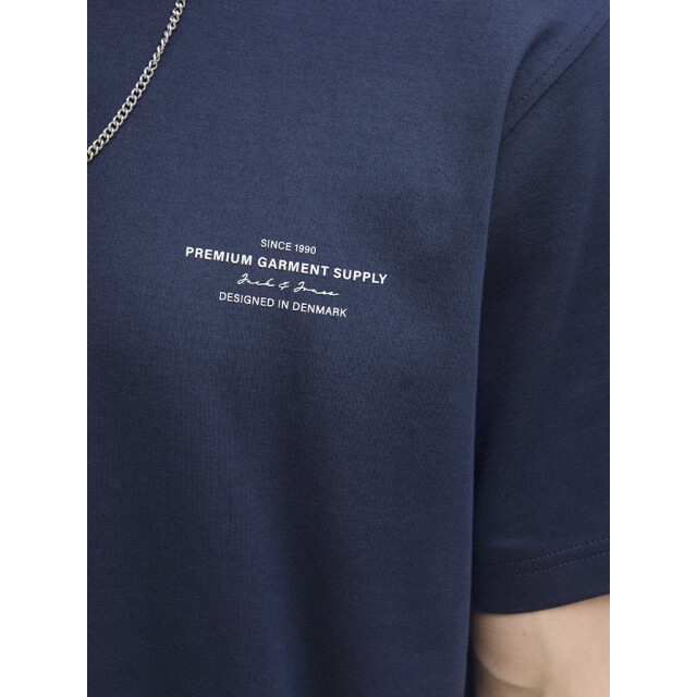 Jack & Jones Jprblachad branding ss crew neck tee sn navy 5339.37.0018 large