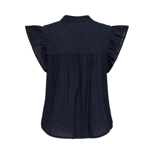 Jacqueline de Yong Jdykaya sl embroidery top navy 4382.37.0004 large
