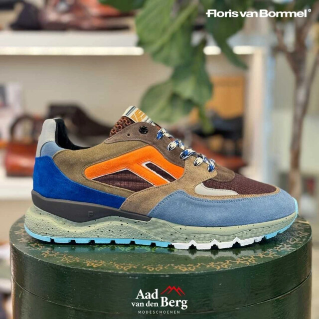 Floris van Bommel De Treener 01.22 Sneakers Blauw De Treener 01.22 large